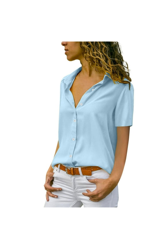 Women Blouses Womens Extra Long Tee Shirts Striped Tee Shirt Metallic Medium Striped Shirt Women Thick Long Sleeve Sleeve Loose Shirts for with Sleeves Maternity Blouse Blue 5XL