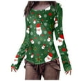 thumbnail image 1 of Women Blouses Womens Fitted Shirt Fancy Tops for Women Long Sleeve Thermal M Scrub Long Button up Shirt Blouse Oatmeal Blouse Thin Cute Sleeve Camisole Zipper Front Women's Slim Fit Top Green 2XL, 1 of 5