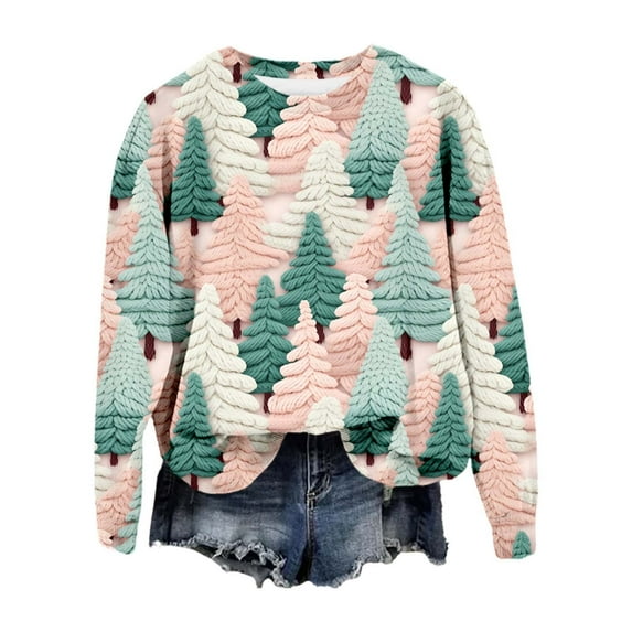 Women Blouses Womens Sweat Shirt Loose Casual Top Tunic Quarter Zip Sweatshirt Women Womens Bulky Sweatshirt Matching Set Knitted Sweater for Sweater Vests Lightweight Fashion Zipper Light Green M