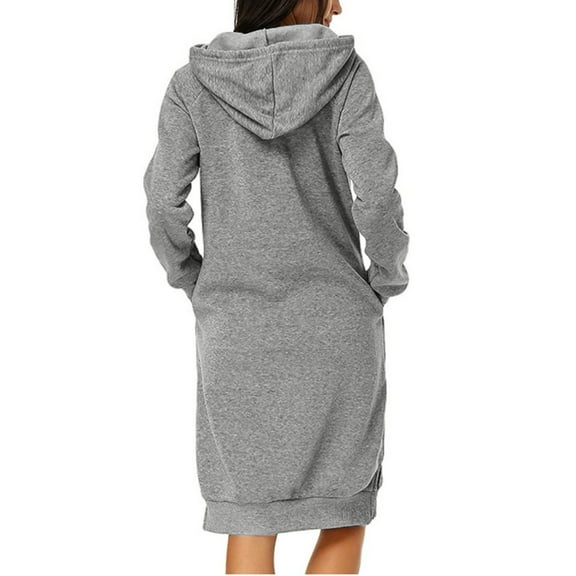 Women Blouses Womens Sweatshirts Pullovers And Hoodies Longer Hoodies Women Lightweight plus Long Sweater for Sweater Hoodie Cool Womens Hoodie Lady Long Tunic Top Gray XL