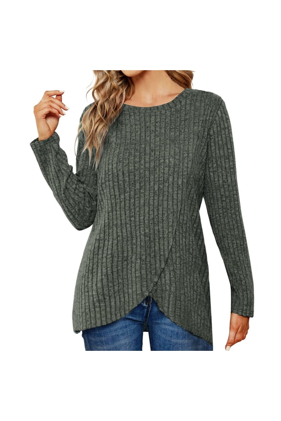 Women Blouses Workout Tops Women V Neck plus Size Pullover Blouse Silk Undershirt Long Sleeve Base Layer Shirts for Long Sleeve Shirts plus Size Turtleneck Neck Large Ladies Blouses Tops Green 2XL