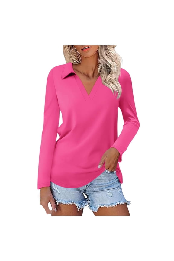 Women Blouses X Girl plus Size Tees for Women 3x Long Sleeve Tops for Sexy Casual Dressy Top Medium Short Sleeve Shirts Tunic Tops Short plus Size Shorts V Neck Christmas Shirts Hot Pink 2XL