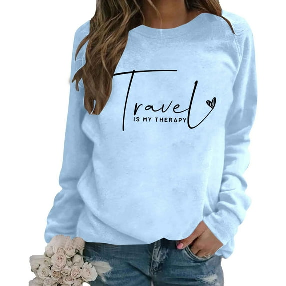 Women Blouses X Large Shirt Lightweight Sweat Shirts Women Long Sleeve Pullover Solid Half Zipper Jacket Ladies plus Size Sweatshirts Womens Fashion Sweater Jackets over Men Light Weight Light Blue L