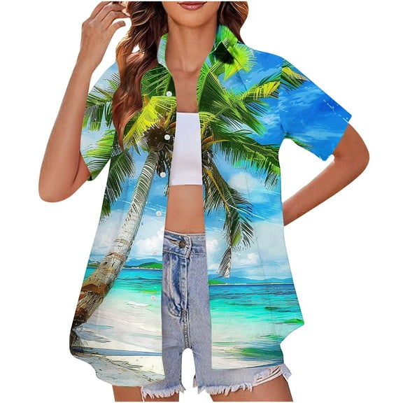 Women Blouses and Tops Fashion Plus Size Solid Color Tshirts Summer Crop Tops for Women Semi Formal Shirts Yellow