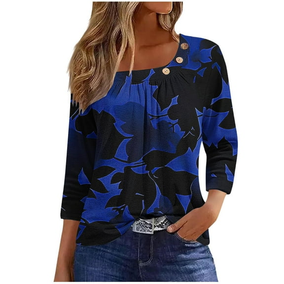 Women Blouses and Tops Fashion V Neck Womens T Shirts Graphic Animals Summer Clothes for Women Over 50
