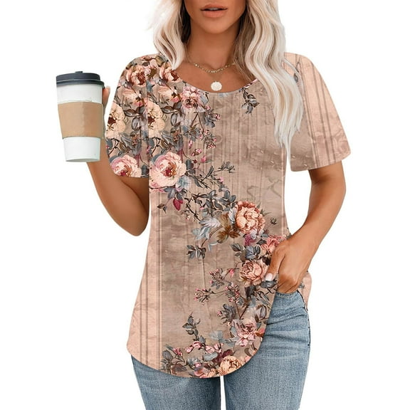 Women Blouses and Tops Fashion for Party Shirts for Women Graphic Tees Summer Clothes Outfits Women Over 50