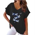 thumbnail image 1 of Women Blouses and Tops Fashion for Party Soft T Shirts Loose Fit My Orders Placed Recently By Me Clearance Deals, 1 of 4
