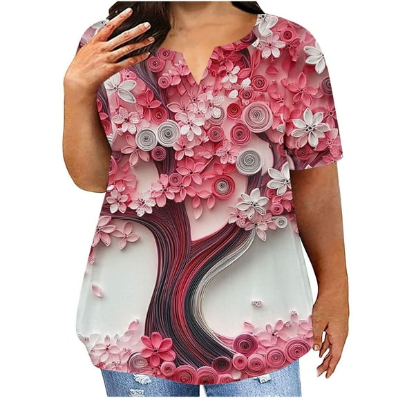 Women Blouses and Tops Fashion for Work Plus Size Shirts With Built In Bra Shirts for Women