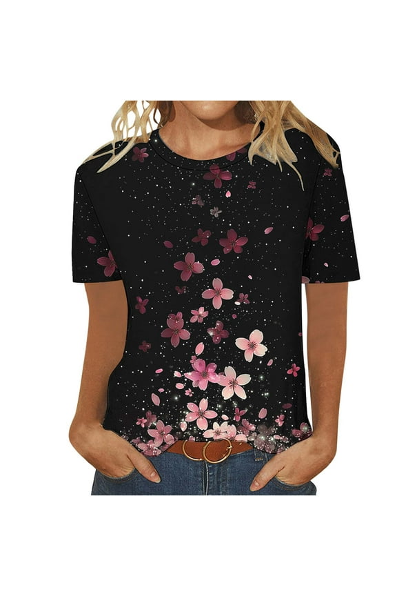 Women Blouses for Work Casual Womens Funny T Shirts Humor Basic Tees Fitted Pack