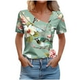 thumbnail image 1 of Women Blouses for Work Professional Grey Shirts for Women Chest Coverage Shirts for Women, 1 of 5