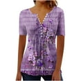 thumbnail image 1 of Women Blouses for Work Short Sleeve Plus Size Shirts for Women 3X Warehouse Today Shipping Clearance Deals, 1 of 5