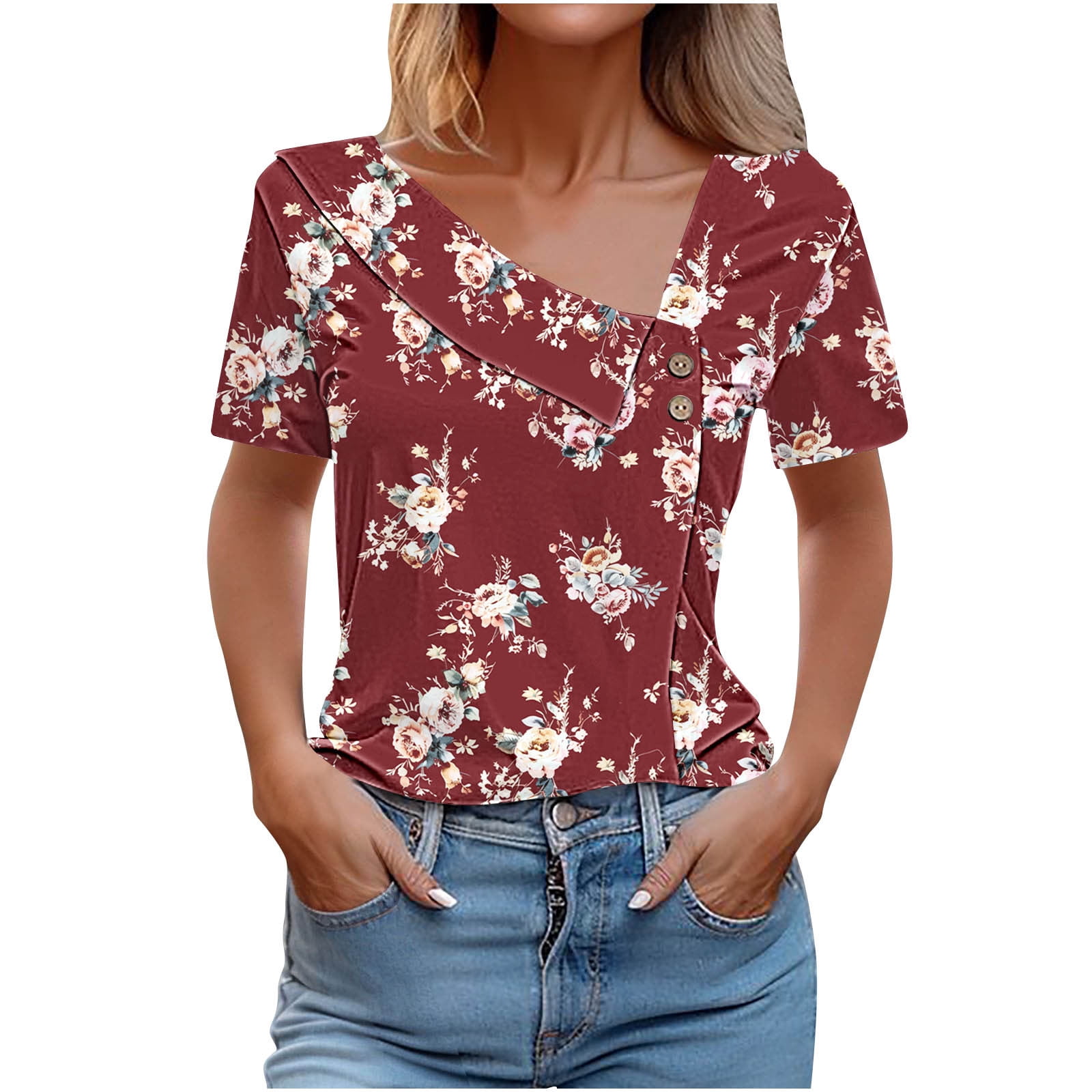 Women Blouses for Work White Womens Loose T Shirts Women Clothing Tops