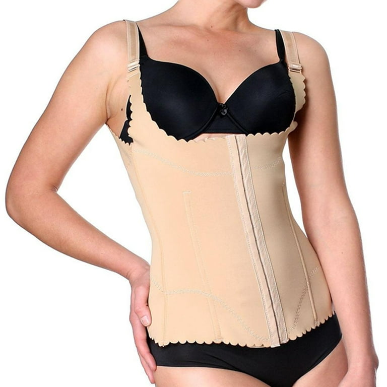 Women Body Shaper Faja Shapewear Waist Train Cincher Underbust Corset Vest  Med