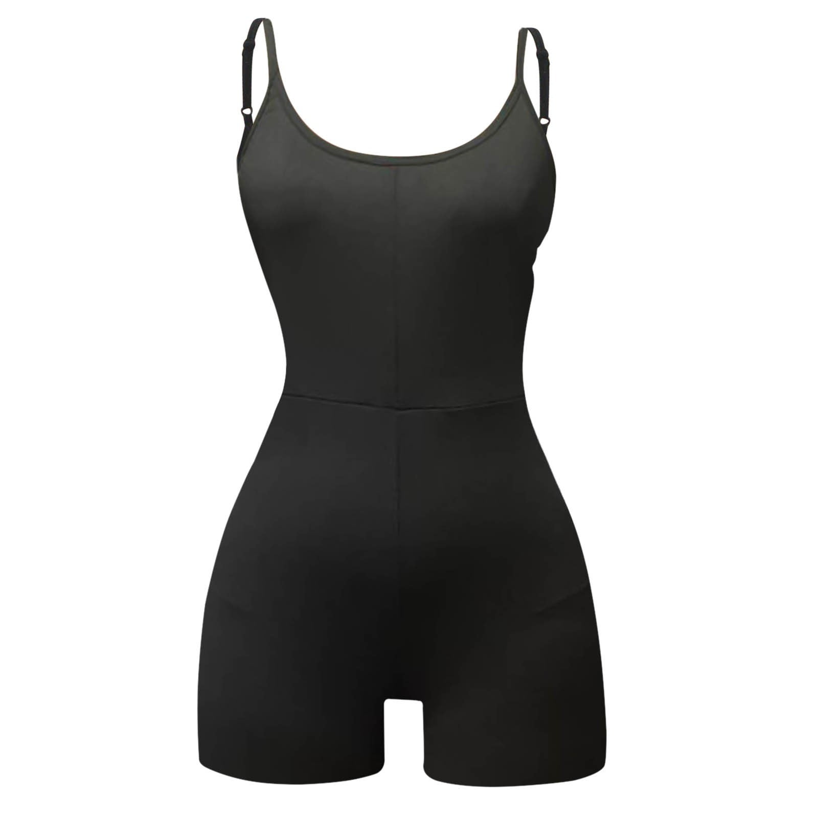 Women Body Shaper Shapewear Tummy Control Bodysuit Workout Backless Full Slim Body Shaper Shorts
