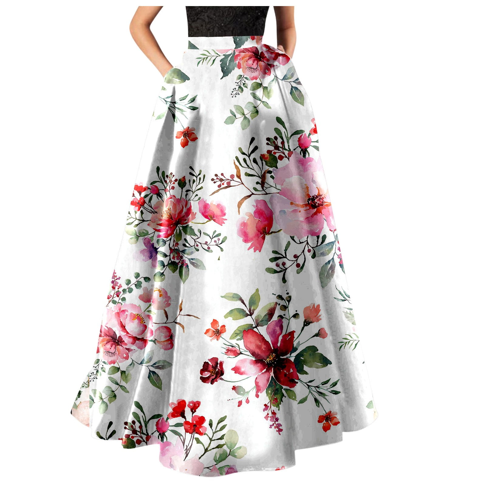 Floral Print Maxi Skirt for Women – Effortless Bohemian Style