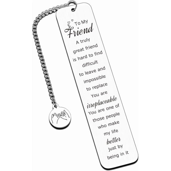 Women: Bookmarks - Silver Stainless Steel - 1 Pc - Books/Bookmarks