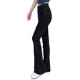 thumbnail image 1 of Women Bootcut Jeans with Wide Waistband Pockets Highly Stretchy Flattering Fit Everyday Business Casual Durable Versatile, 1 of 10