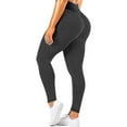 thumbnail image 1 of Women Booty Yoga Pants High Waisted Ruched Butt Lift Textured Leggings Anti Cellulite Workout Running Tights, 1 of 6