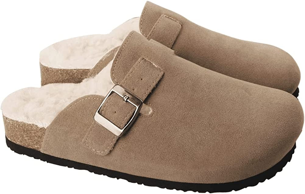 Clogs for Women, Womens Clogs- Mules House Slipers with Arch Support and  Adjustable Buckle