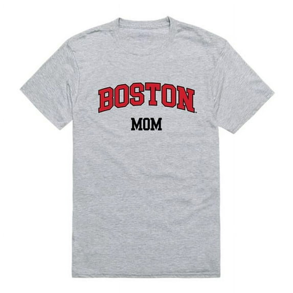 Women Boston College Eagles College Mom T-Shirt, Heather Grey - Small