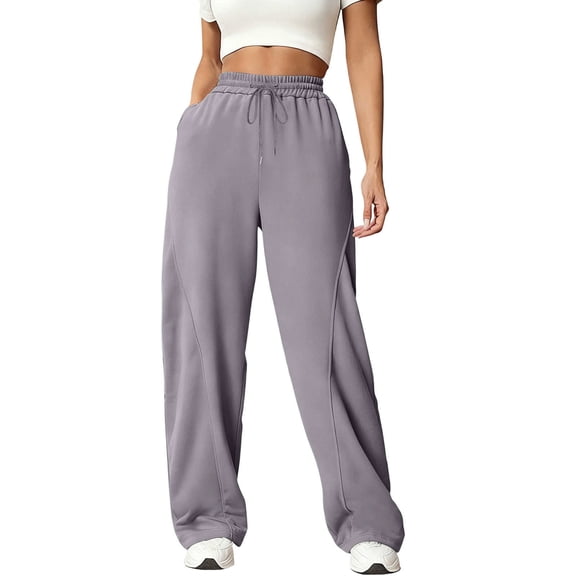 Women Bottoms Women Trousers Sports Pants Casual Pants Elastic Waistbands.