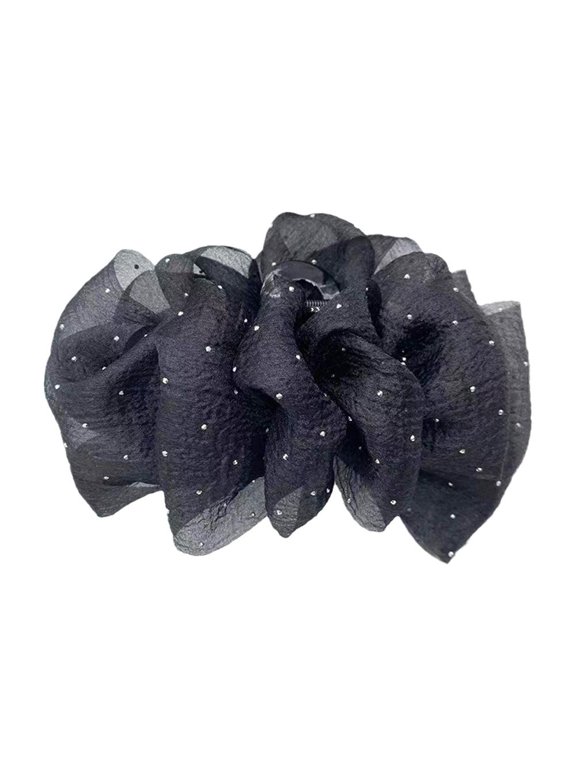 Women Bow Bubble Clip Hair Claw Elegant Large Hair Clamp Clips AU Access