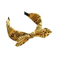 thumbnail image 1 of Women Bow Headband Wide Print Knot Twist Hair Headband Soft Stretch Cute Everyday Headband, 1 of 3