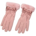 thumbnail image 1 of Women Bow Winter Snow Gloves Outdoor Gloves Waterproof Gloves, 1 of 6