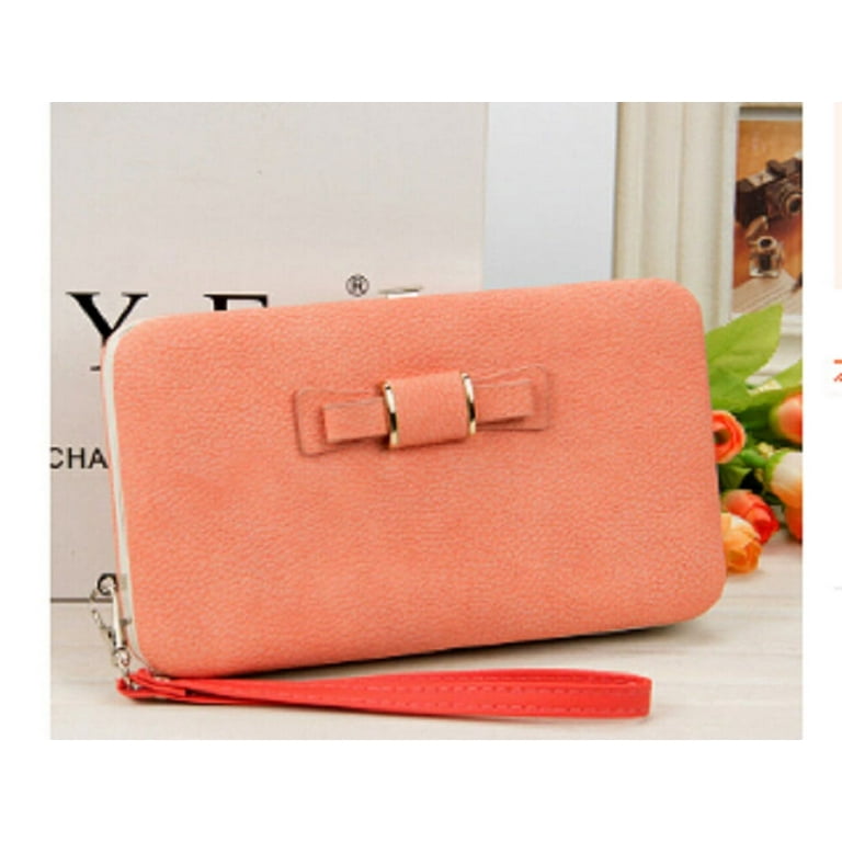 Bowknot wallet long purse sale