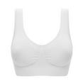 thumbnail image 1 of Women Bra New 5PCS Bras for Women No Underwire Solid Color High Elasticity Fashion Light Thin Breathable Large Size Sports Bra Wireless Comfort Bra Multicolor, 1 of 6