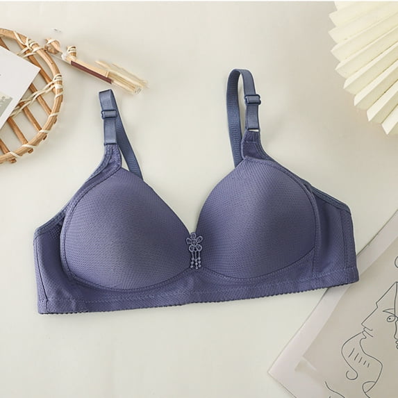 Women Bra Comfortable Everyday Support Underwear Soft Fit for Daily ...