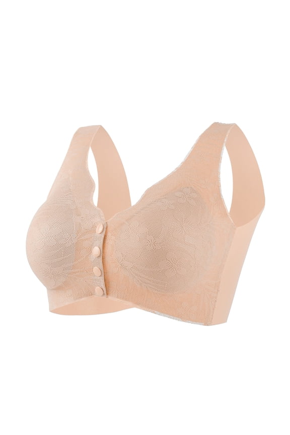 Women Bra Underwear Front Button Bra Seamless Push Up Vest Bra Womens Support Bras Woman Sports Bar Bra Packs Work Out Bras Maternity Bra Padded Women Bra Tan Sports Bra Athletic Sports Bra Woman's