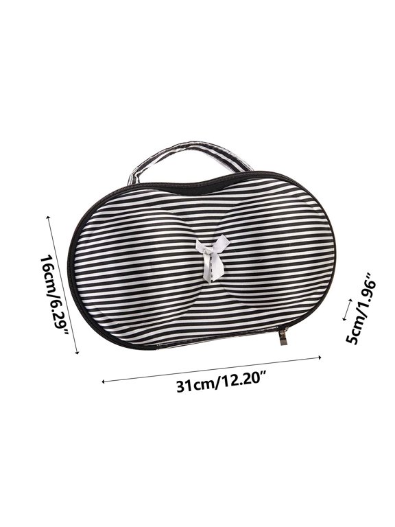 Women Bra and Underwear Lingerie Case for Travel and Home Organization, Portable Makeup Wash Storage Bag for Delicates and Accessories, Compact Organizer for Socks and Panties Storage