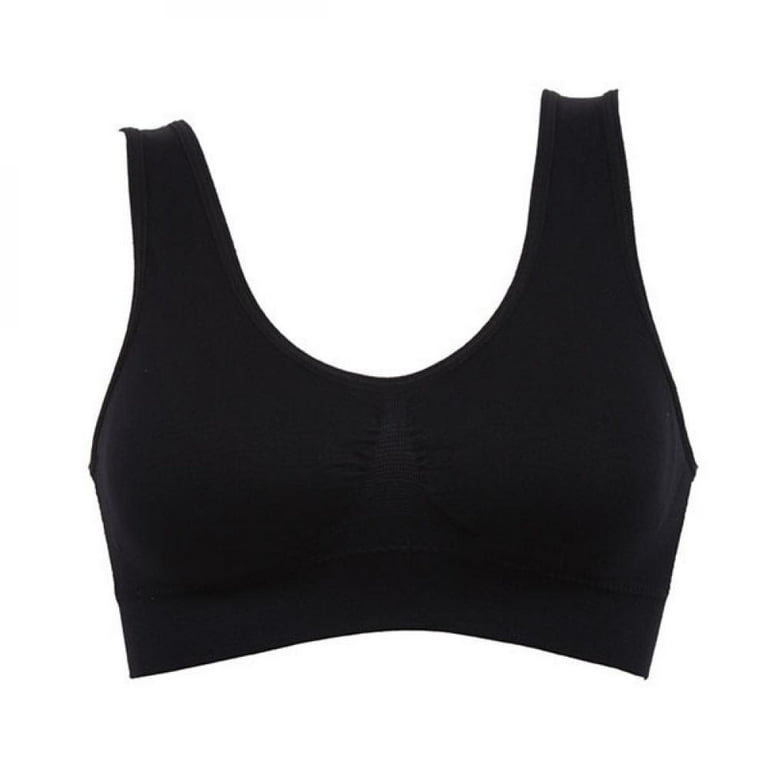 Women Bra Vest Padded Crop Tops Wirefree Thin Soft Comfy Daily