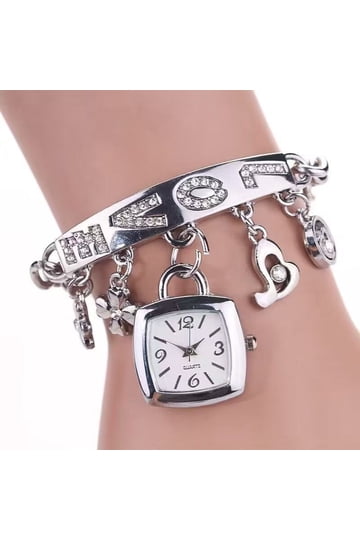 No brand, stylish chain wraparound band/bracelet watch Women main image 4