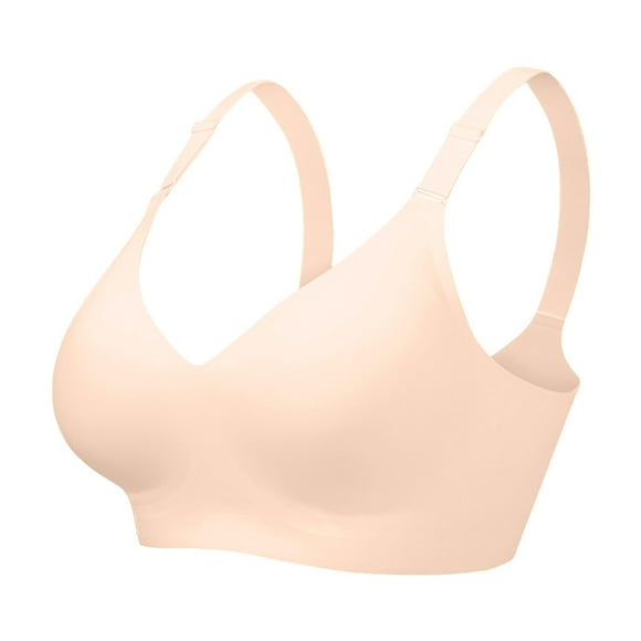 Women Bras 40 Buttery Soft Wireless Full Coverage Stretch Comfort Strap Shaping Chest