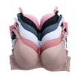 thumbnail image 1 of Women Bras 6 Pack of Bra B Cup C Cup D Cup DD Cup DDD Cup 40D (5215), 1 of 3