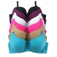 thumbnail image 1 of Women Bras 6 Pack of Bra B Cup C Cup D Cup DD Cup DDD Cup 40D (6624), 1 of 4