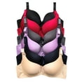 thumbnail image 1 of Women Bras 6 Pack of Bra B Cup C Cup D Cup DD Cup DDD Cup 42DD (8280), 1 of 3