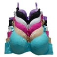 thumbnail image 1 of Women Bras 6 Pack of Bra B cup C cup D cup DD cup, Size 40D (8201), 1 of 2