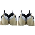 thumbnail image 1 of Women Bras 6 Pack of Plain Bra D cup DD cup DDD cup Size 40DDD (9107), 1 of 2