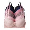 thumbnail image 1 of Women Bras 6 Pack of T-shirt Bra B Cup C Cup D Cup DD Cup DDD Cup 32B (6673), 1 of 3