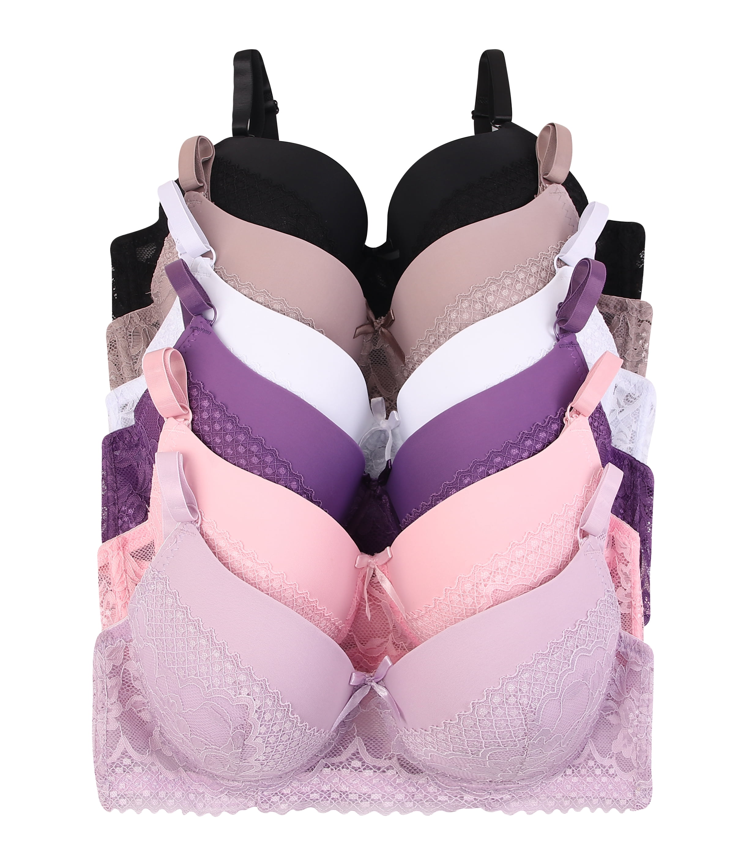 トップス bb Women-Bras-6-Pack-of-T-shirt-