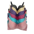 thumbnail image 1 of Women Bras 6 Pack of T-shirt Bra B Cup C Cup D Cup DD Cup DDD Cup 36DD (6850), 1 of 4