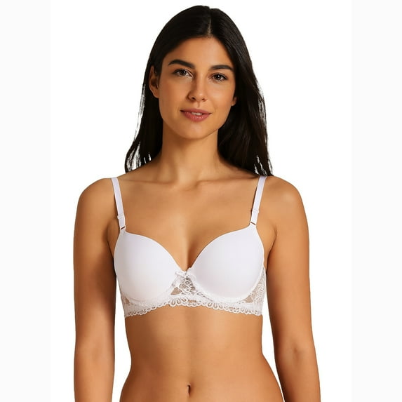 Women Bras 6 Pack of T-shirt Bra B Cup C Cup D Cup DD Cup DDD Cup 40C (5883)