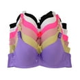 thumbnail image 1 of Women Bras 6 Pack of Bra B Cup C Cup D Cup DD Cup DDD Cup 44DD (8222), 1 of 3