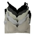 thumbnail image 1 of Women Bras 6 Packs T-Shirt Bras Full Coverage Comfortable Everyday Wear Bra 34B (S616), 1 of 3