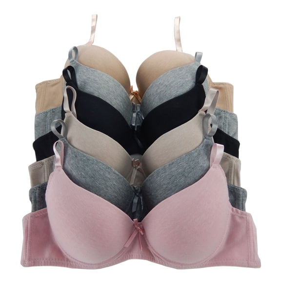 Women Bras 6 pack Bra with lace D DD cup Size 44DD (6313)