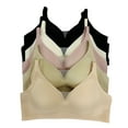 thumbnail image 1 of Women Bras 6 pack of Basic No Wire Free Wireless Bra B cup C cup  Size 38B (S6319), 1 of 4
