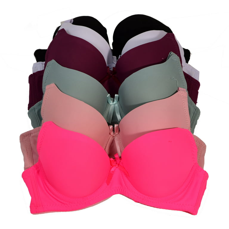 Women Bras 6 pack of Bra A cup Size 36A (6649NA)